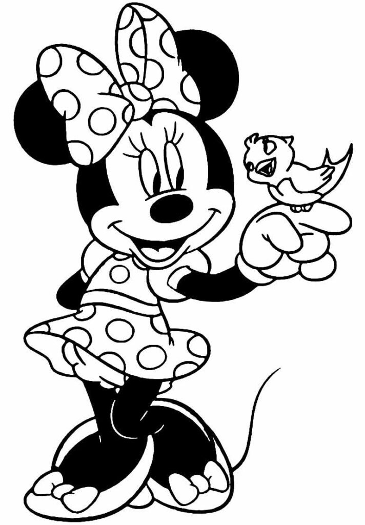 desenhos para colorir da minnie 36