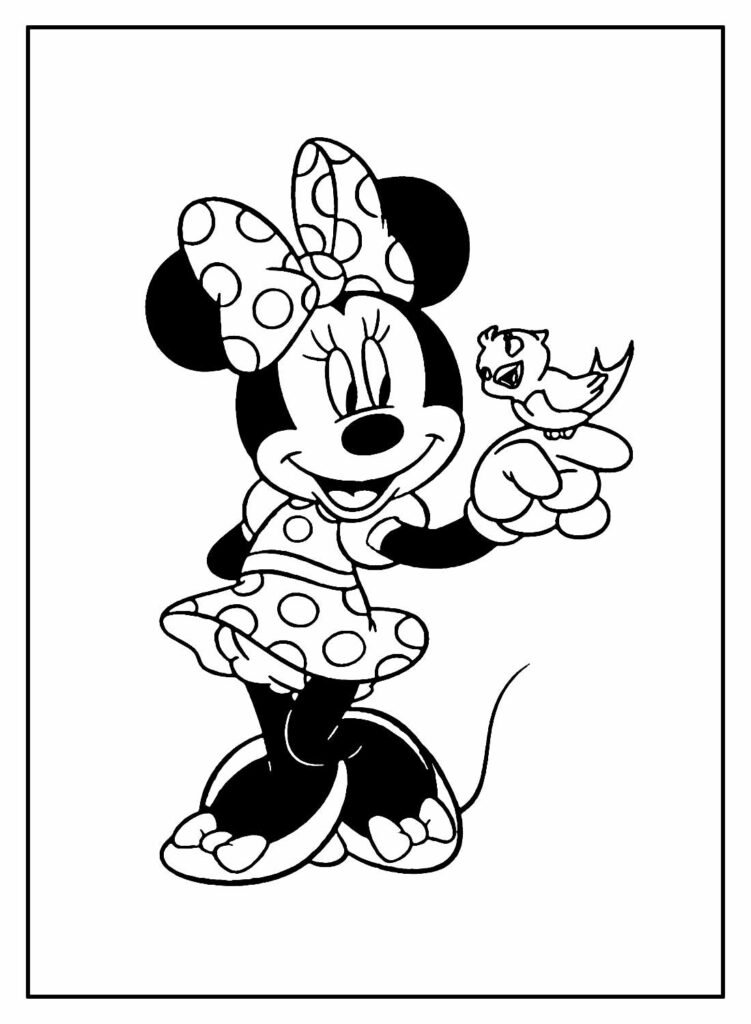 desenhos para colorir da minnie 37