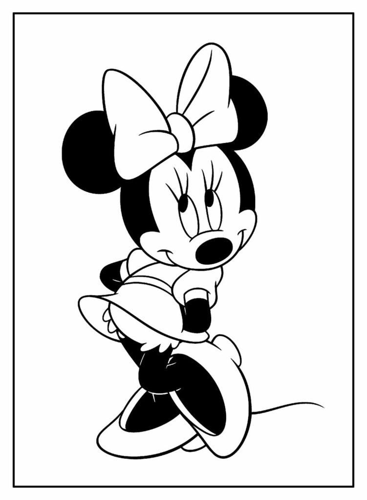 desenhos para colorir da minnie 38