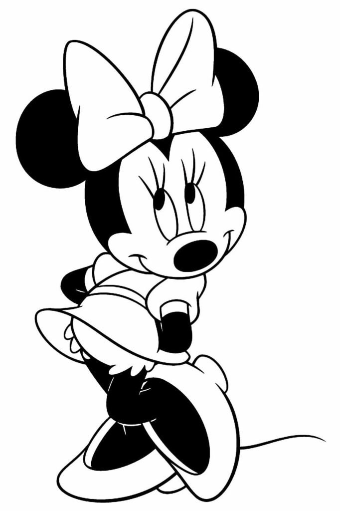 desenhos para colorir da minnie 39