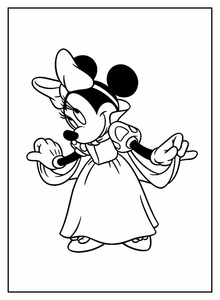 desenhos para colorir da minnie 41