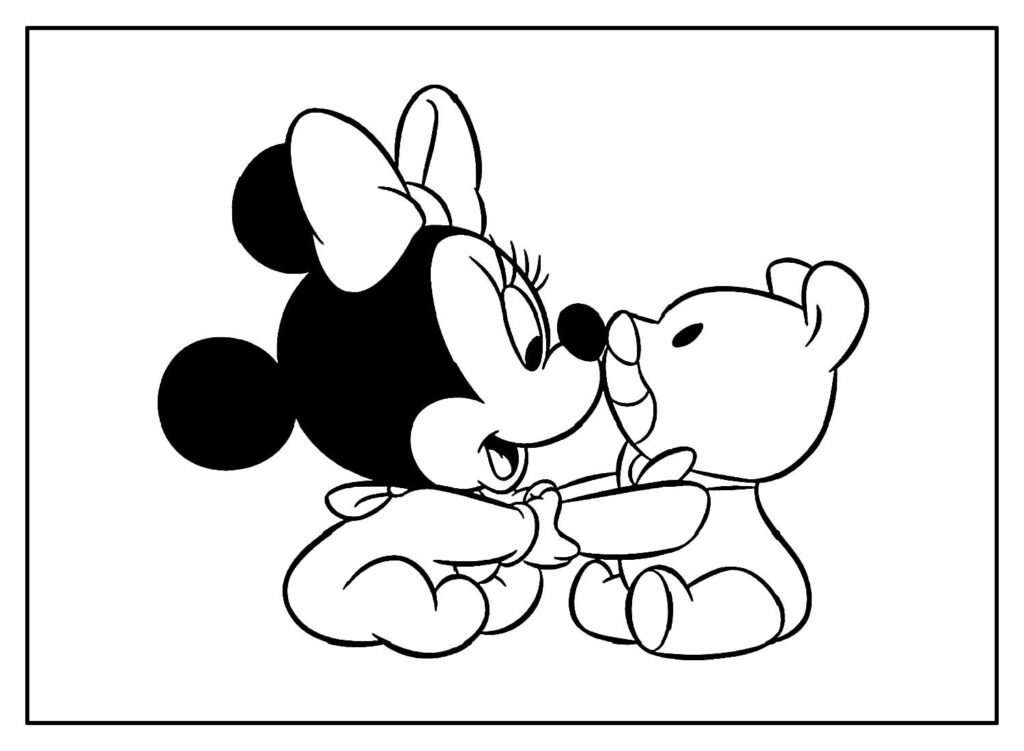 desenhos para colorir da minnie 42