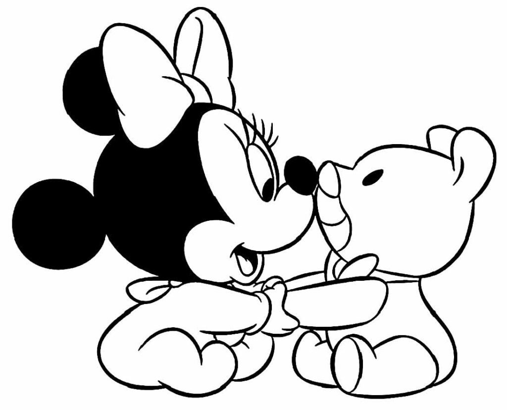 desenhos para colorir da minnie 43