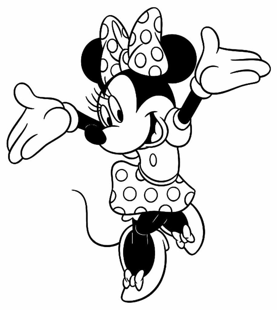 desenhos para colorir da minnie 48