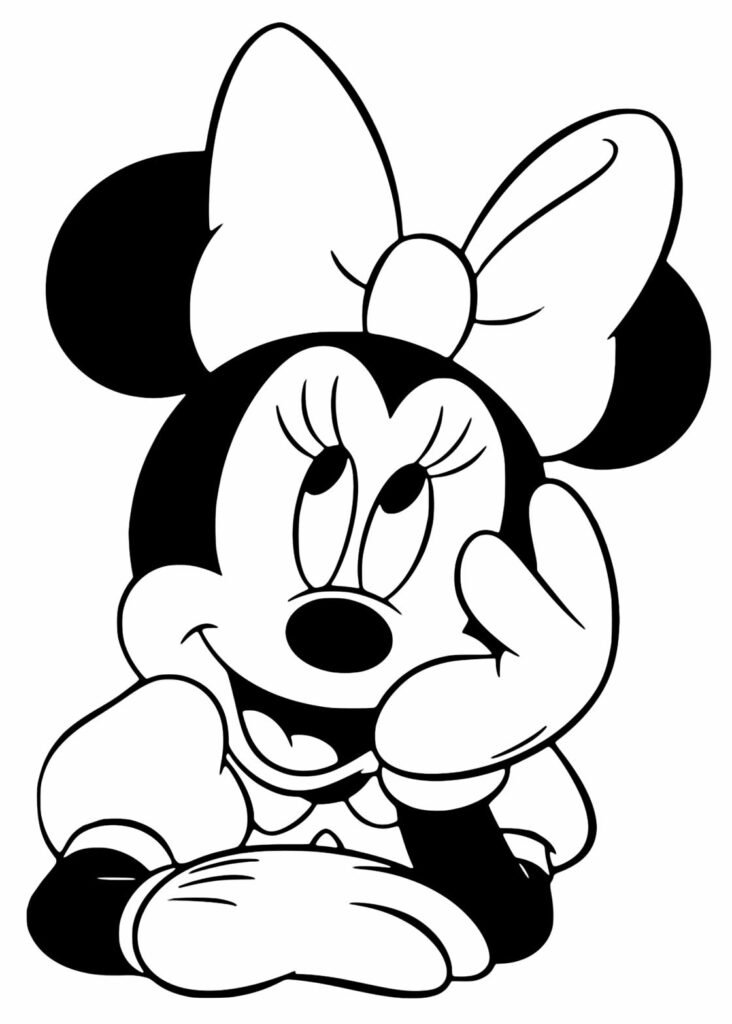 desenhos para colorir da minnie 5