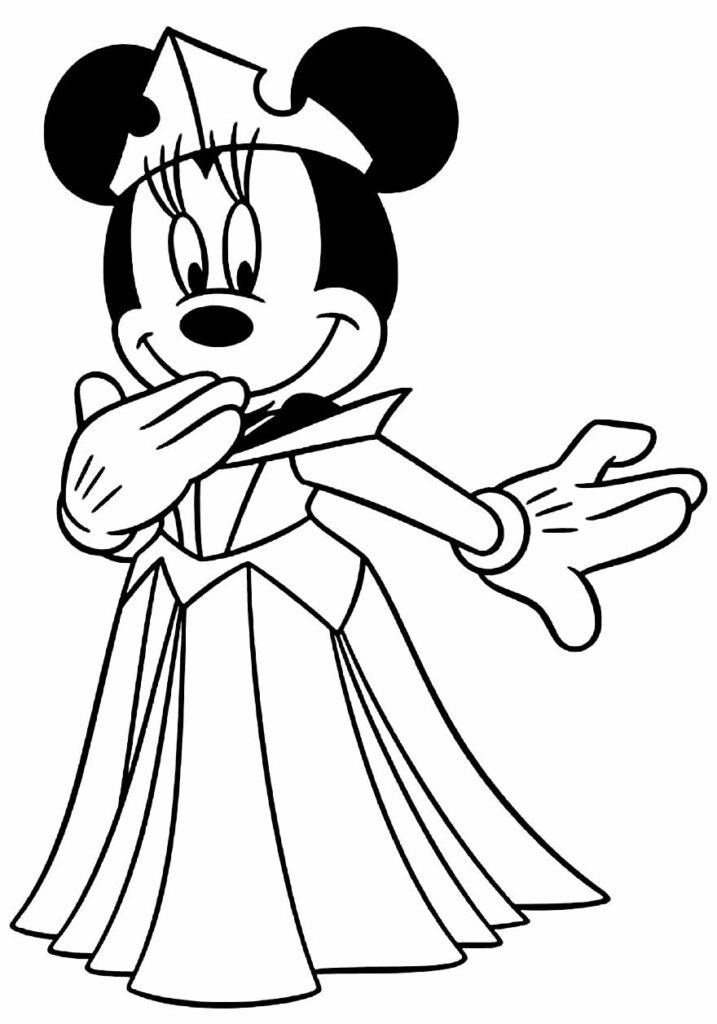 desenhos para colorir da minnie 8