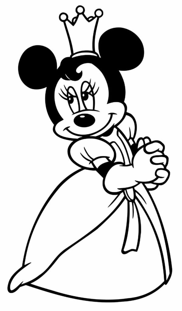 desenhos para colorir da minnie 9