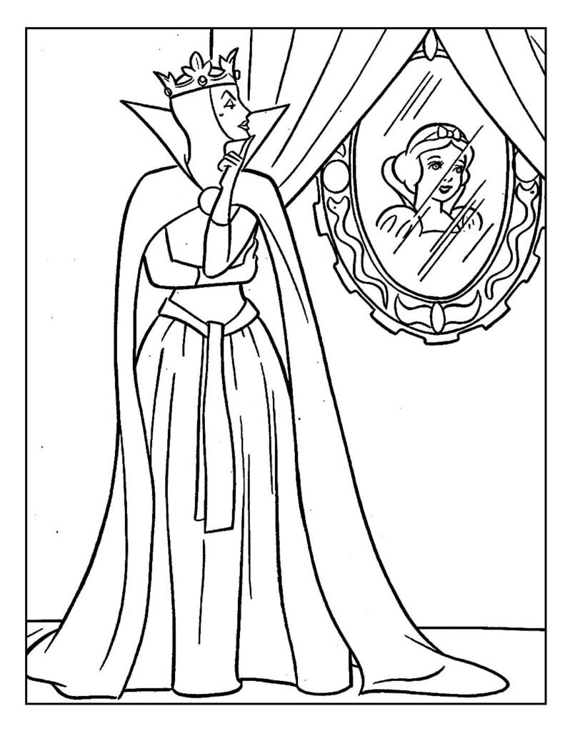 desenhos para colorir de branca de neve 12