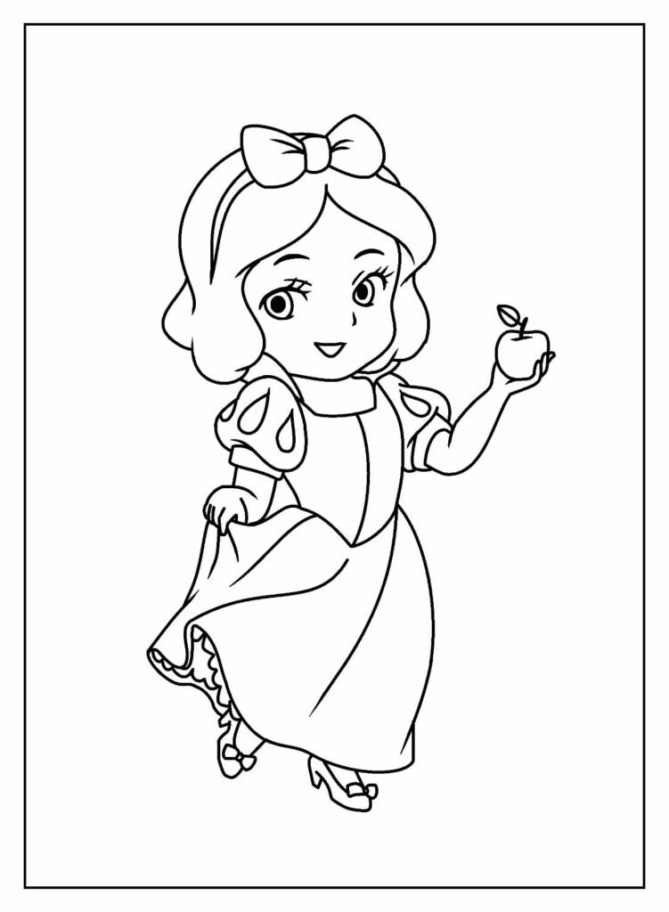 desenhos para colorir de branca de neve 24