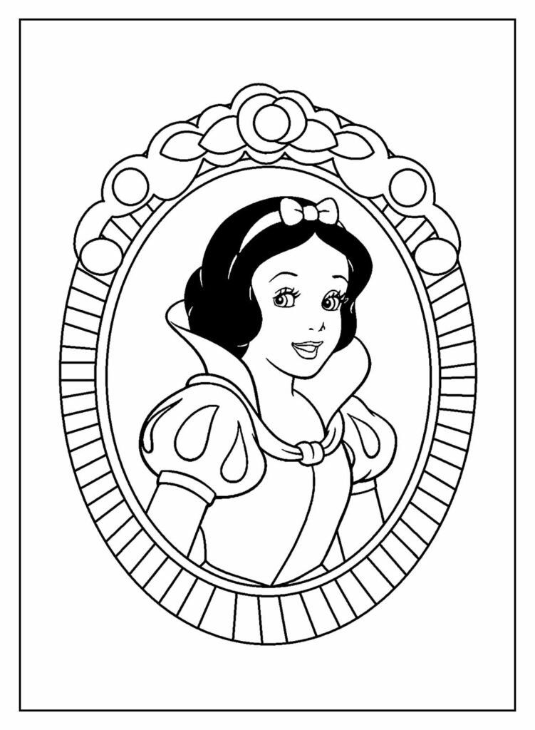 desenhos para colorir de branca de neve 27