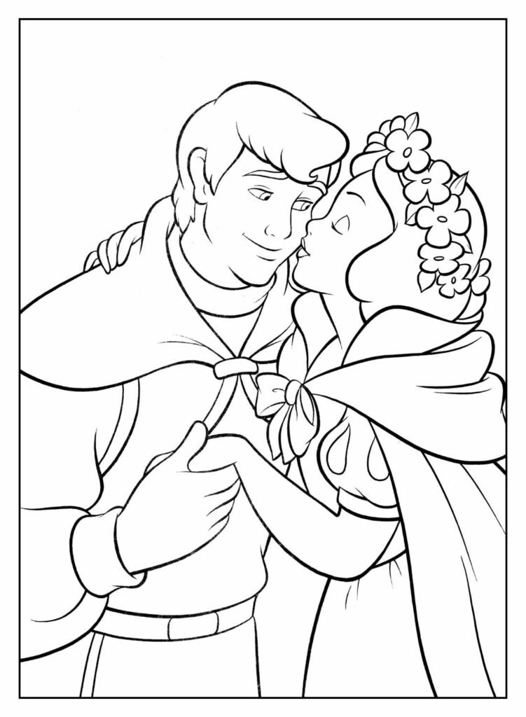 desenhos para colorir de branca de neve 28