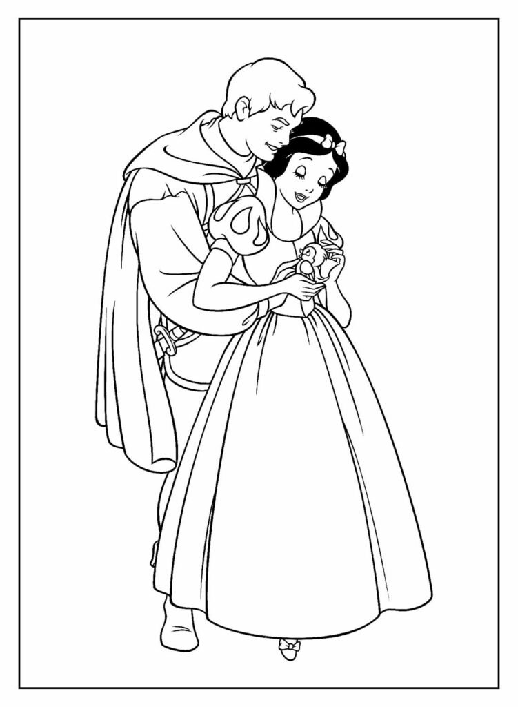 desenhos para colorir de branca de neve 33
