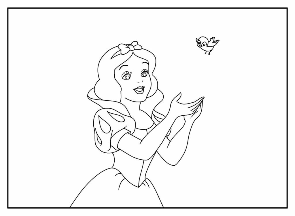 desenhos para colorir de branca de neve 36