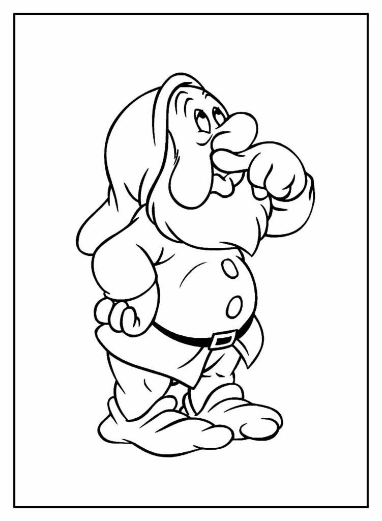 desenhos para colorir de branca de neve 39