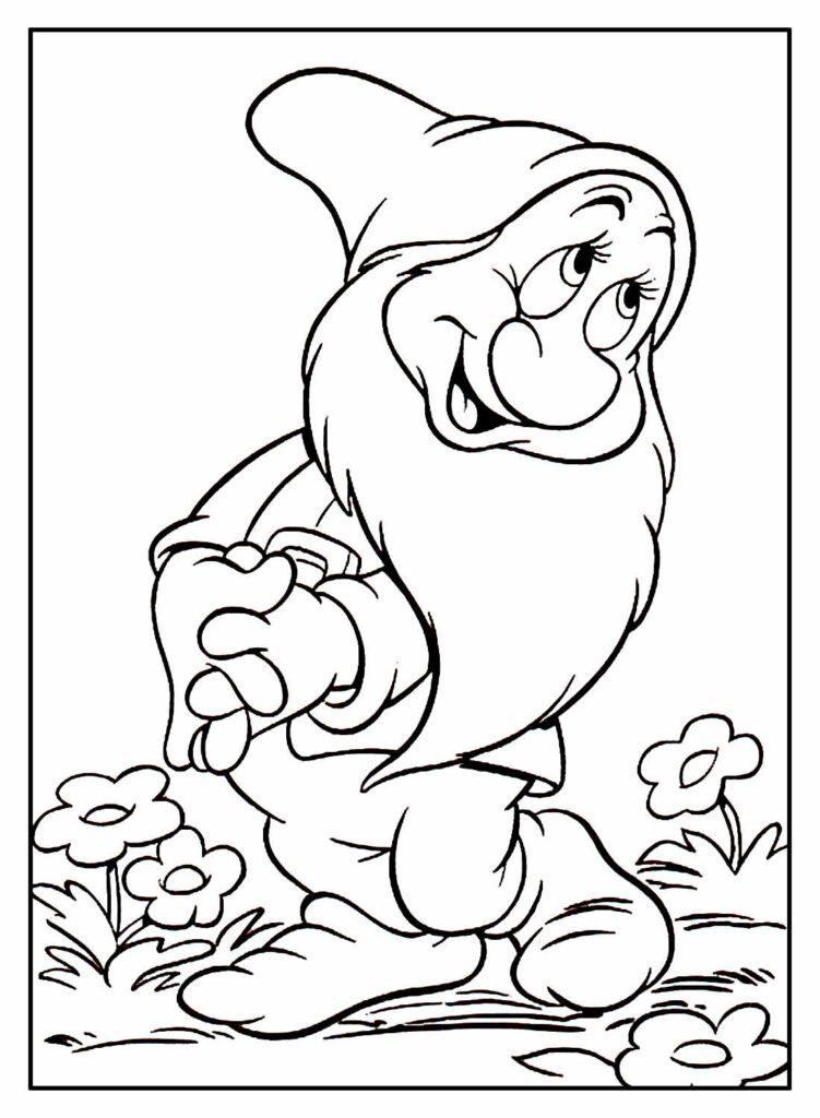 desenhos para colorir de branca de neve 42