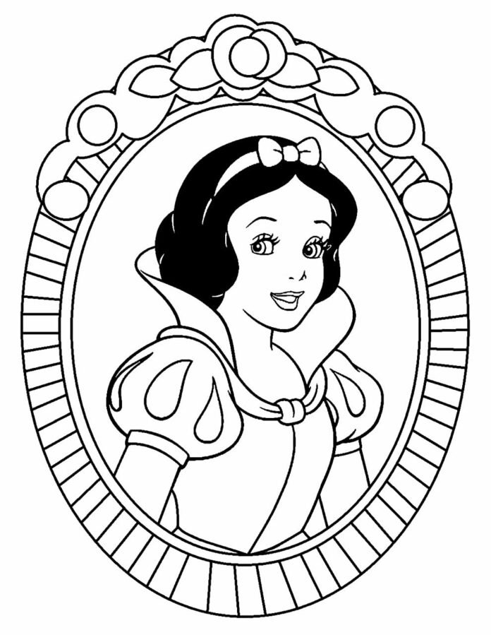 +105 Desenhos da Branca de Neve para Colorir e Imprimir