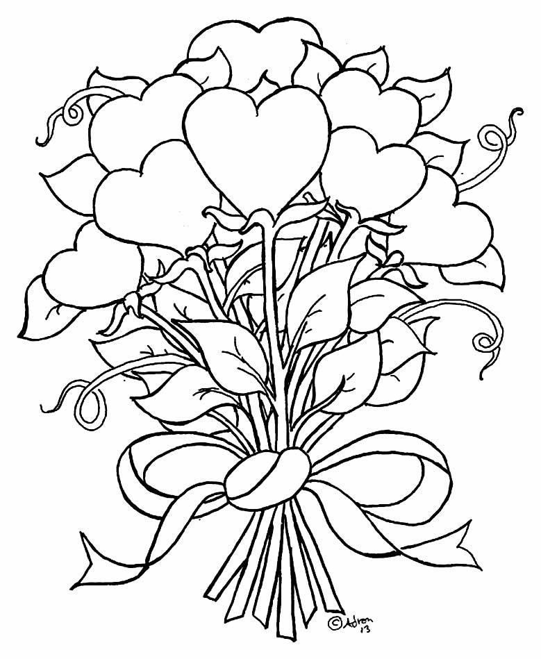 desenhos para colorir de flores 12