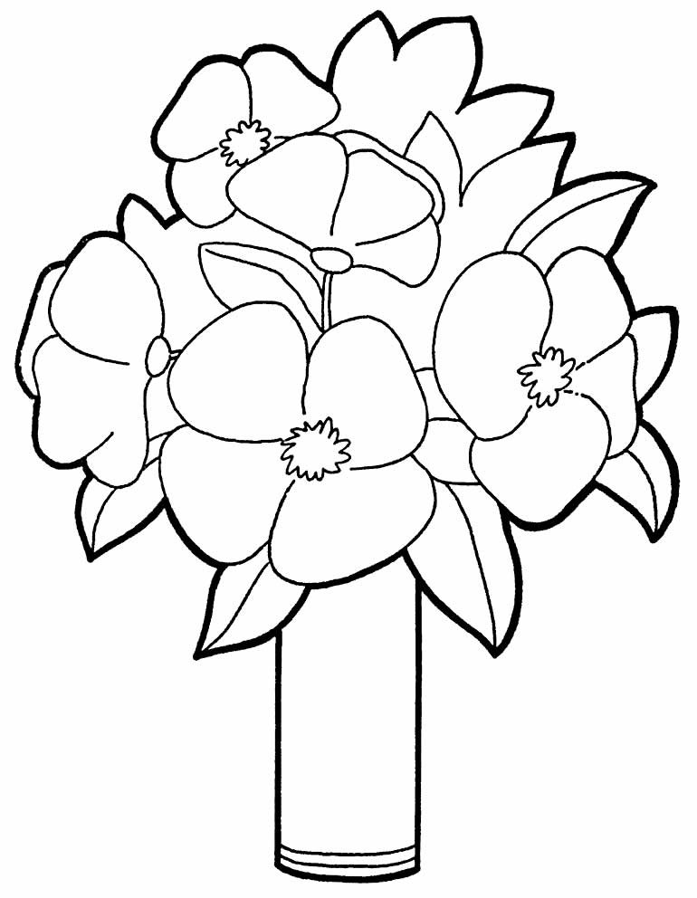 desenhos para colorir de flores 25
