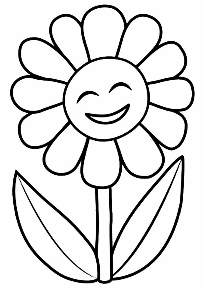 +100 Desenhos de Flores para Colorir e Imprimir