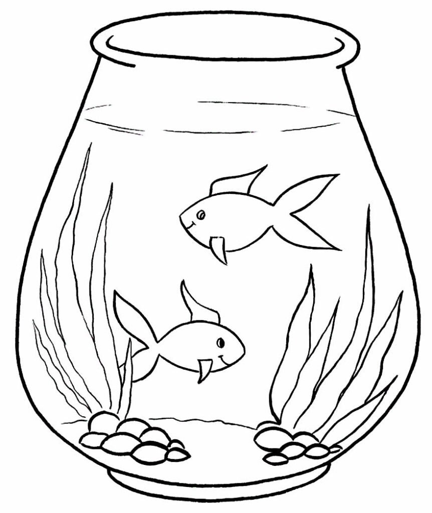 desenhos para colorir de peixes 19