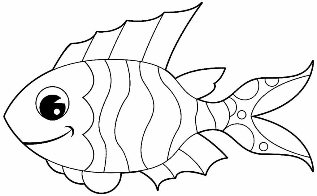 desenhos para colorir de peixes 30