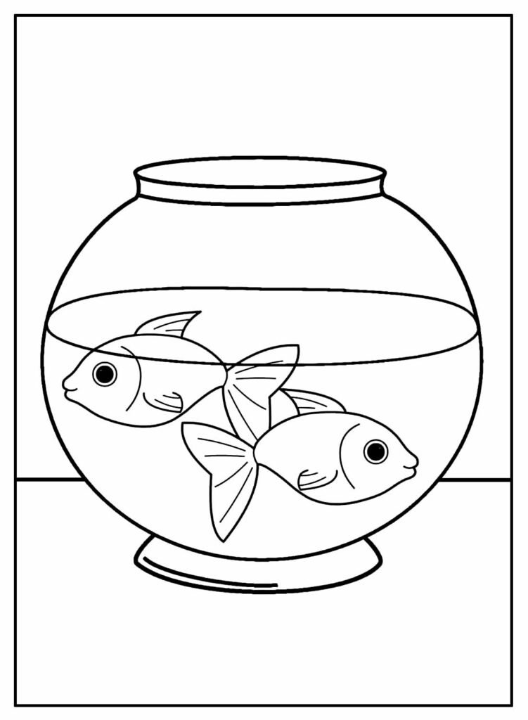 desenhos para colorir de peixes 6