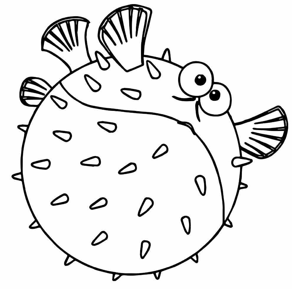 desenhos para colorir de peixes 7