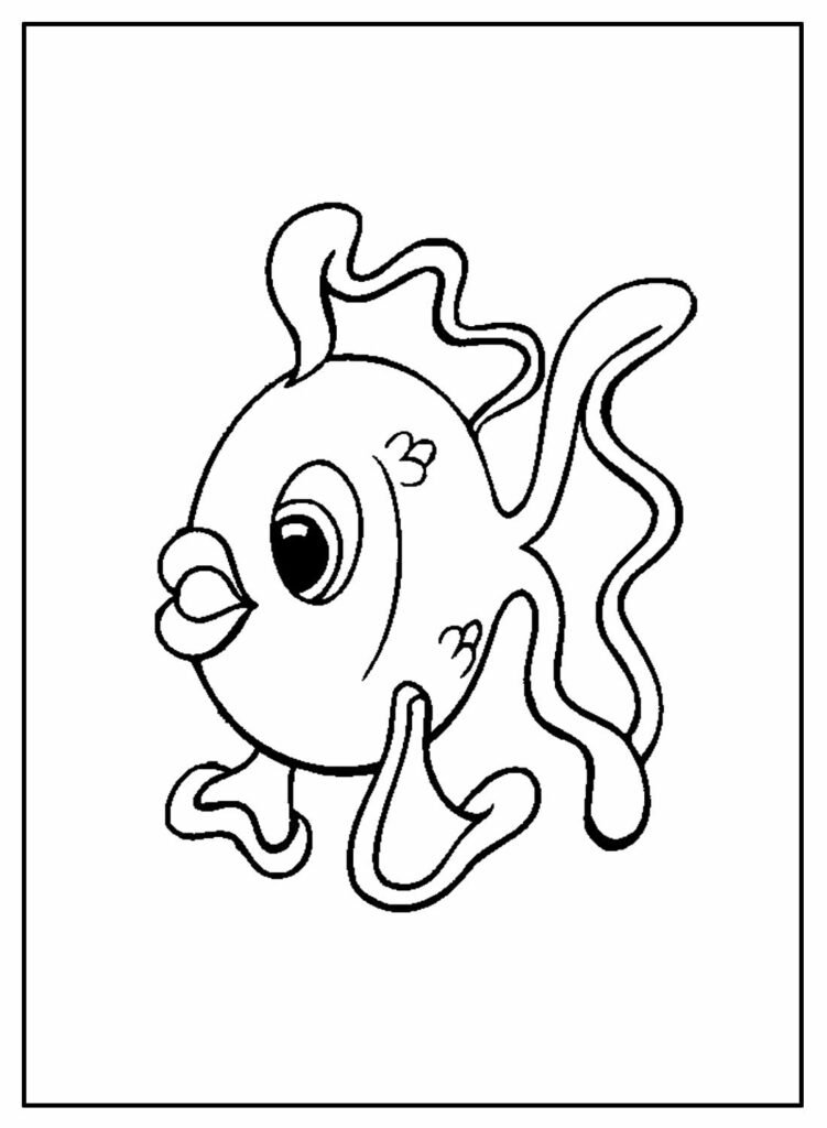 desenhos para colorir de peixes 8