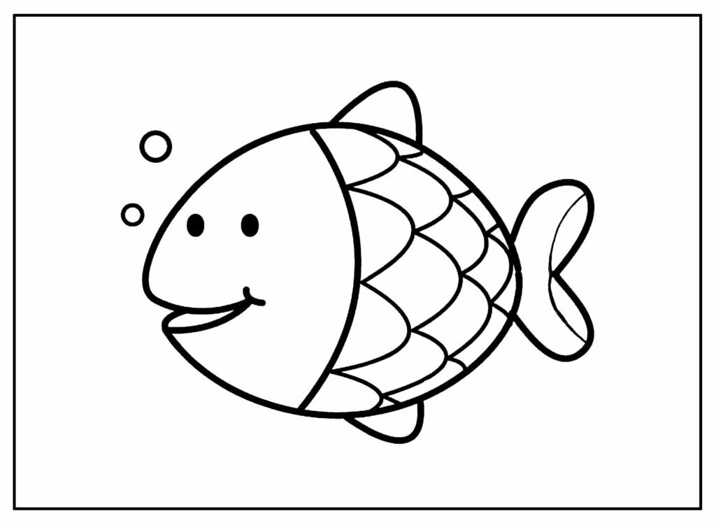 desenhos para colorir de peixes 9