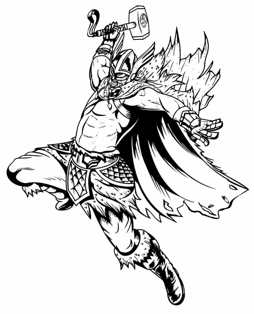 desenhos para colorir thor 28 desenhos para colorir thor 28