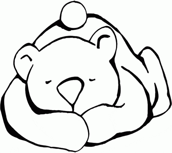 dibujos osito durmiendo dibujos infantiles