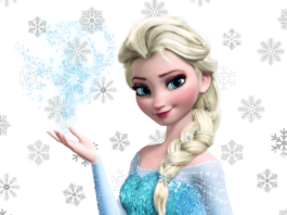 elsa para colorir