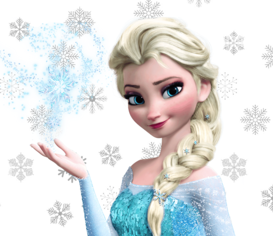 elsa para colorir