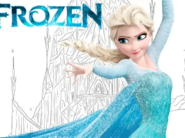 Frozen para Colorir e Imprimir – Muito Fácil