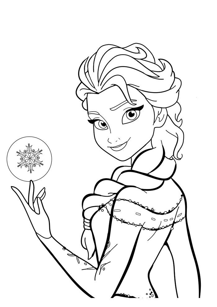 Desenhos do Frozen para Imprimir e Colorir