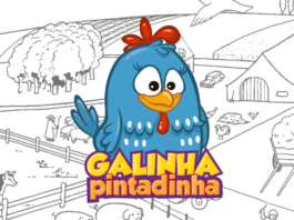 galinha pintadinha para colorir