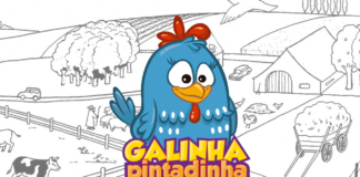 galinha pintadinha para colorir