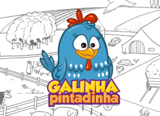 galinha pintadinha para colorir