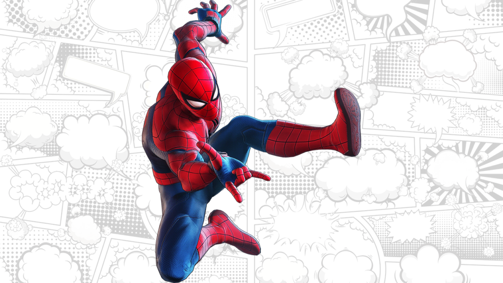 homem aranha para colorir