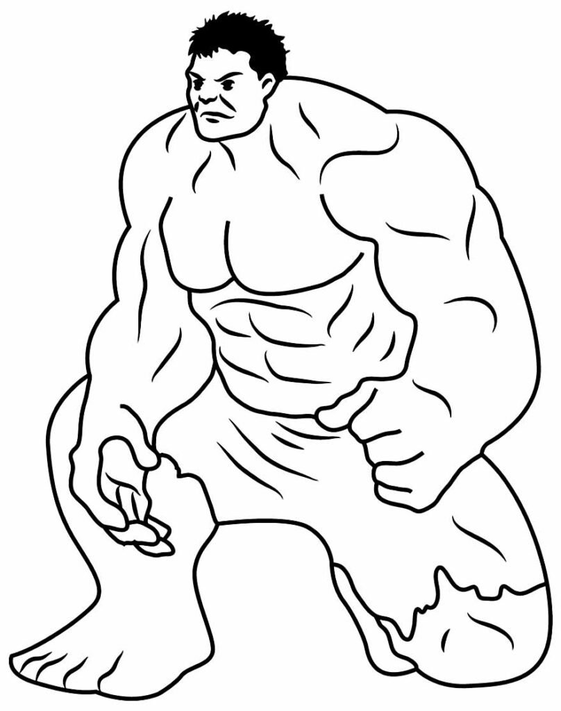 hulk colorir desenho 5