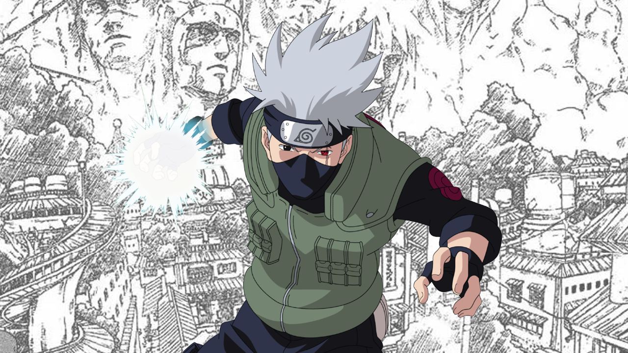 Desenho de Kakashi Sem Máscara para colorir