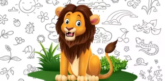 Desenhos de Leão para Colorir e Imprimir leao para colorir