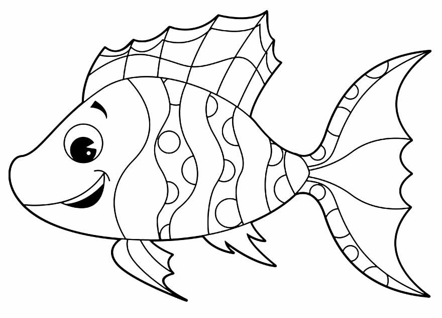 lindo desenho de peixe 2