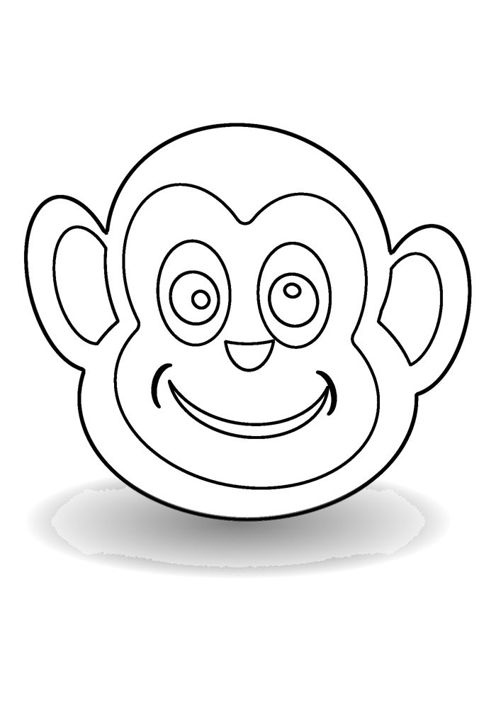 macaco para colorir 10
