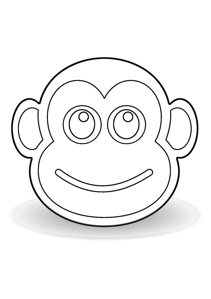 macaco para colorir 22