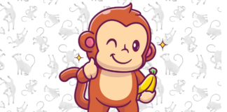 Desenhos de Macaco para Colorir e Imprimir macaco para colorir