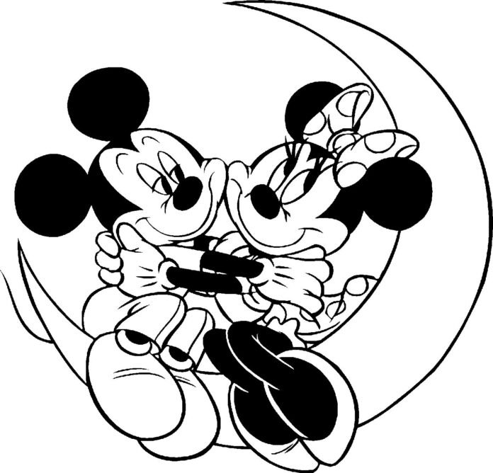 mickey e minnie para colorir e pintar 2 mickey e minnie para colorir e pintar