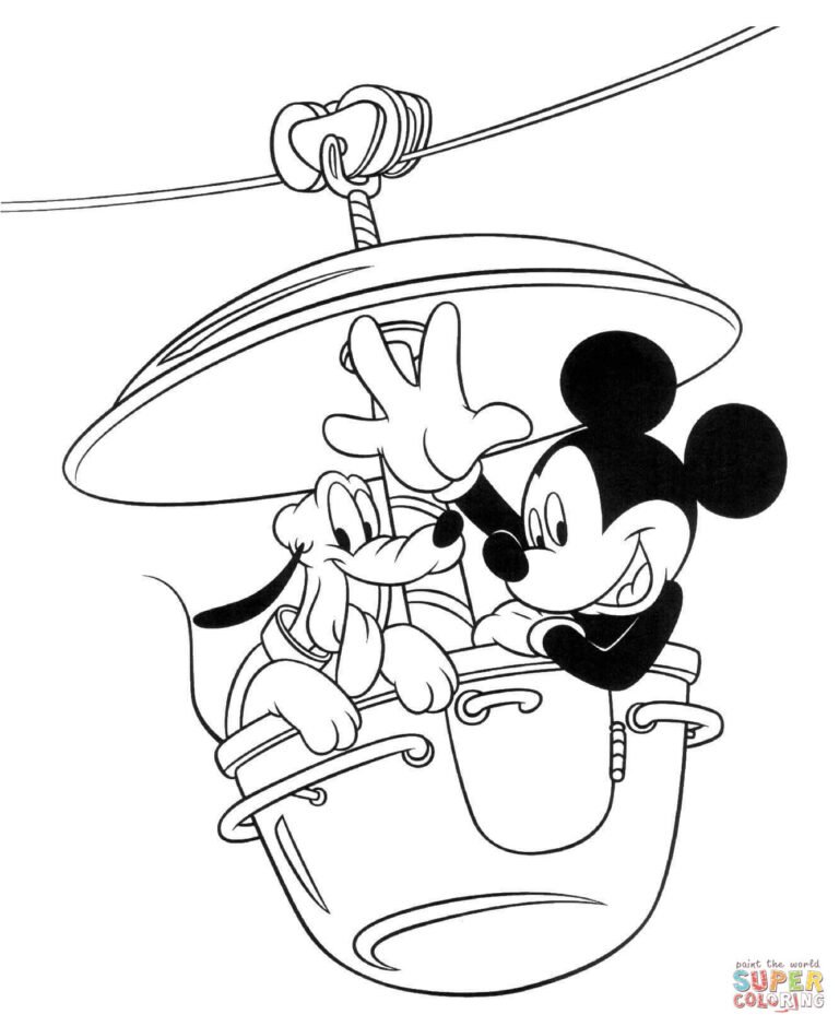 Mickey e Minnie para Colorir e Imprimir - Muito Fácil - Colorir e Pintar