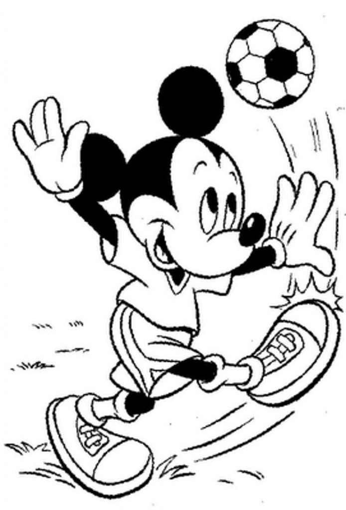 mickey para colorir e pintar