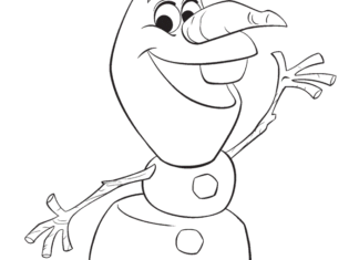 Olaf para Colorir e Imprimir – Muito Fácil olaf para colorir e pintar